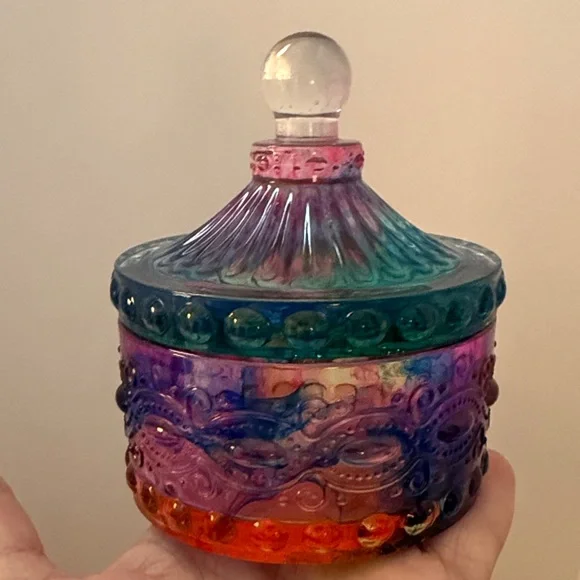 Unique Resin A Colorful Art Jar - Picture 13 of 14